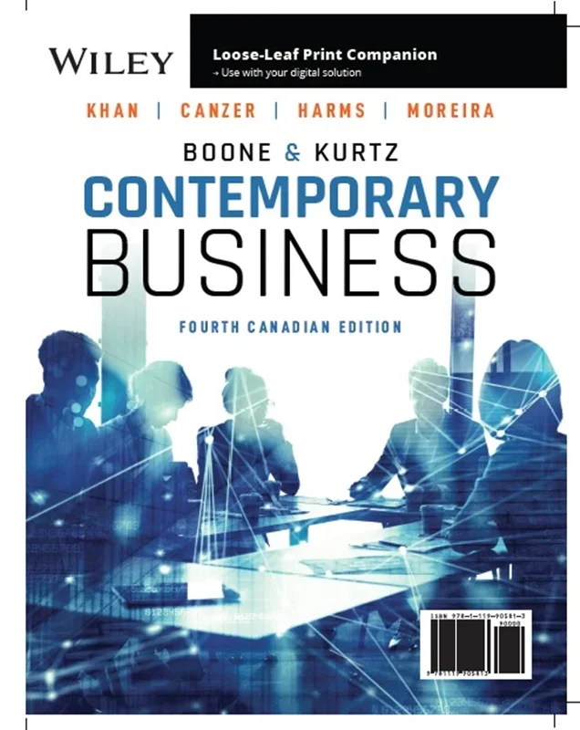 Contemporary Business, Canadian Edition, 4th Edition
