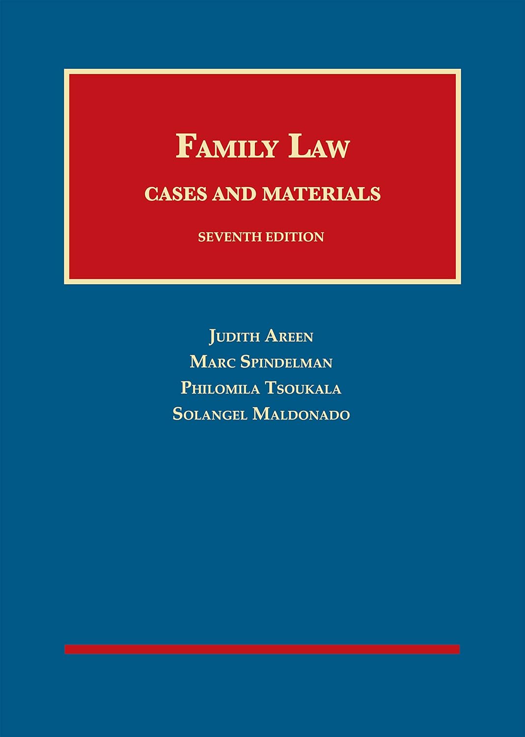 Family Law, Cases and Materials 7th Edition